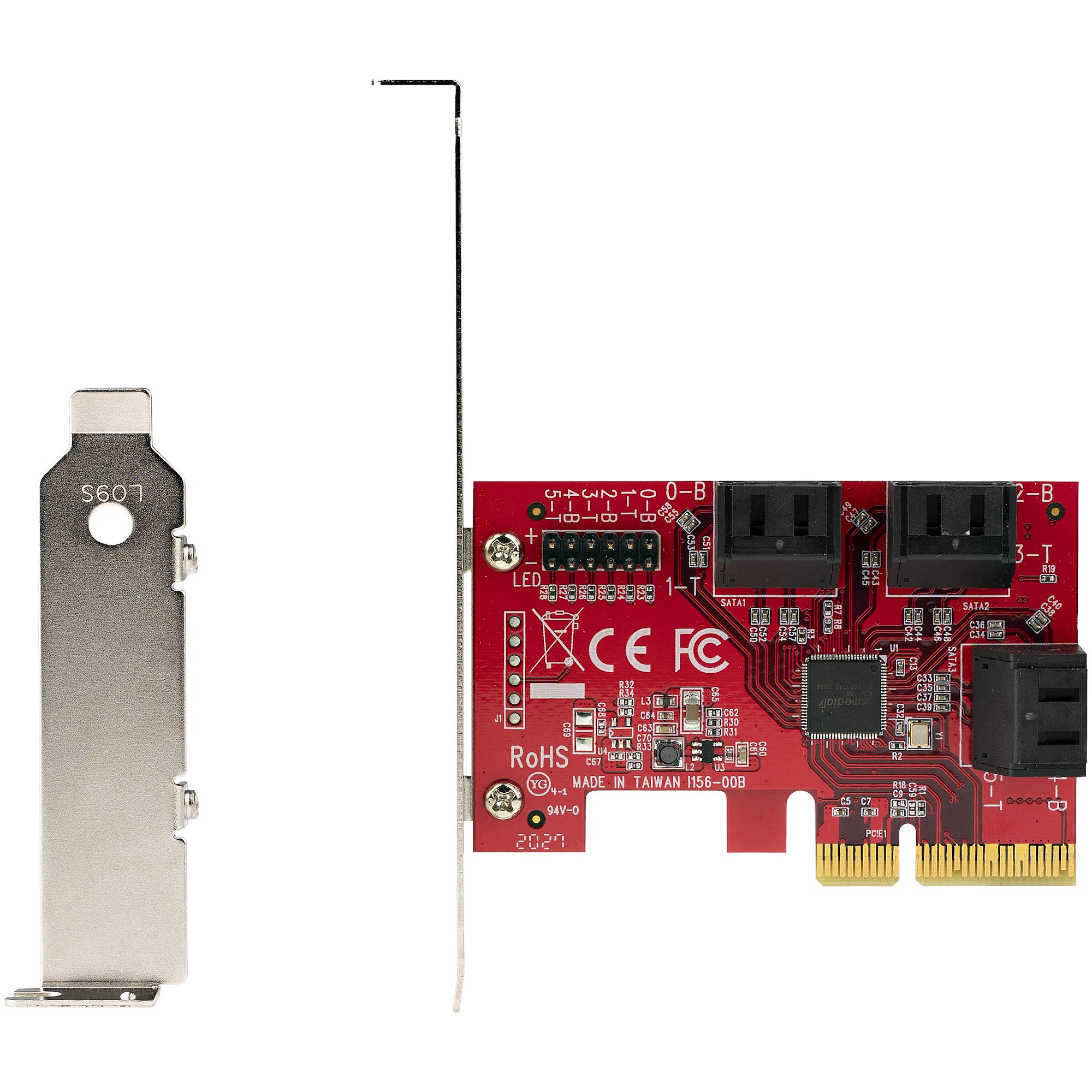 SATA PCIE CARD - 6 PORT (6GBPS) PCIE SATA EXPANSION CARD ASM1166