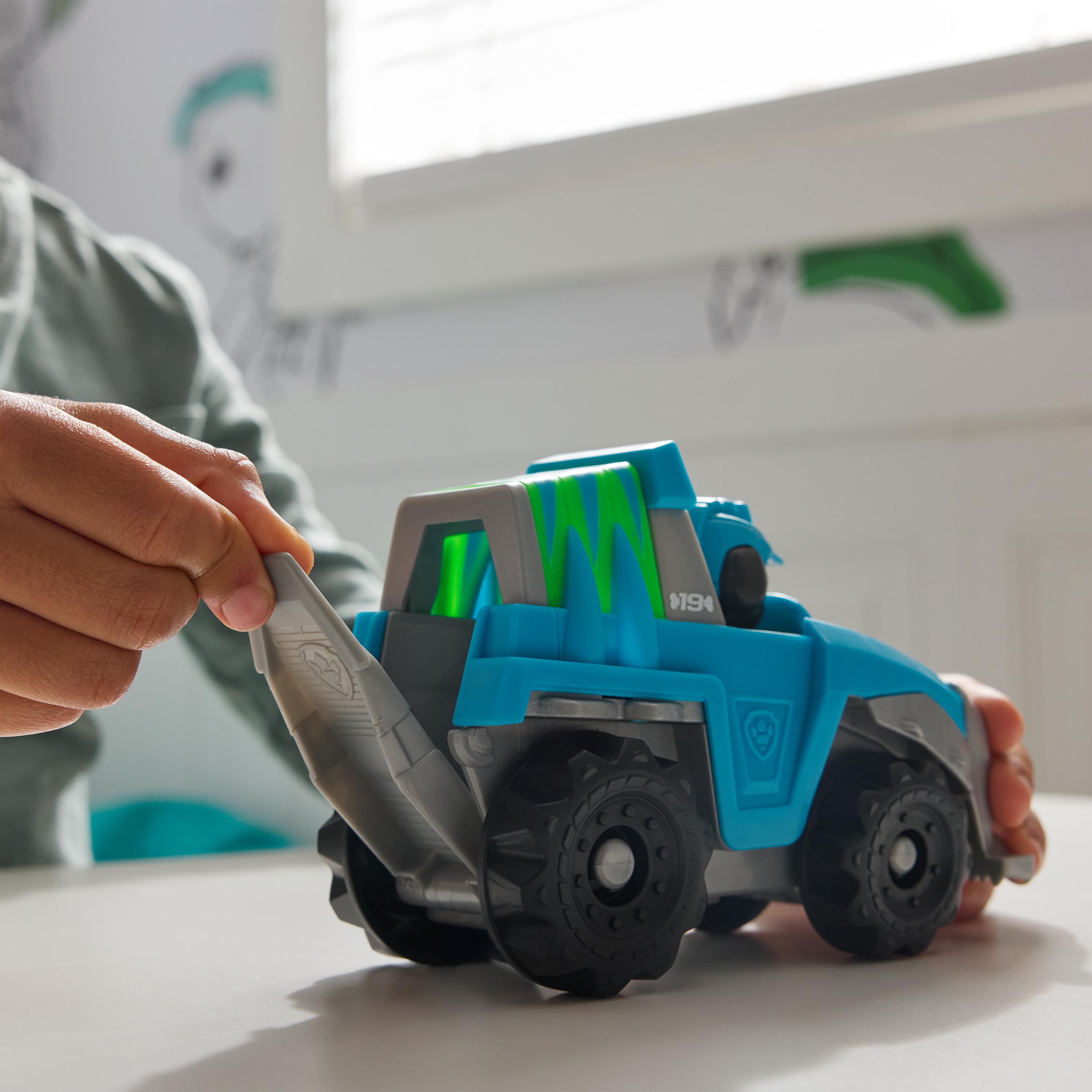Paw Patrol - Dinosaurier-Rettungsfahrzeug mit Rex Spielfigur, Spielfahrzeug
