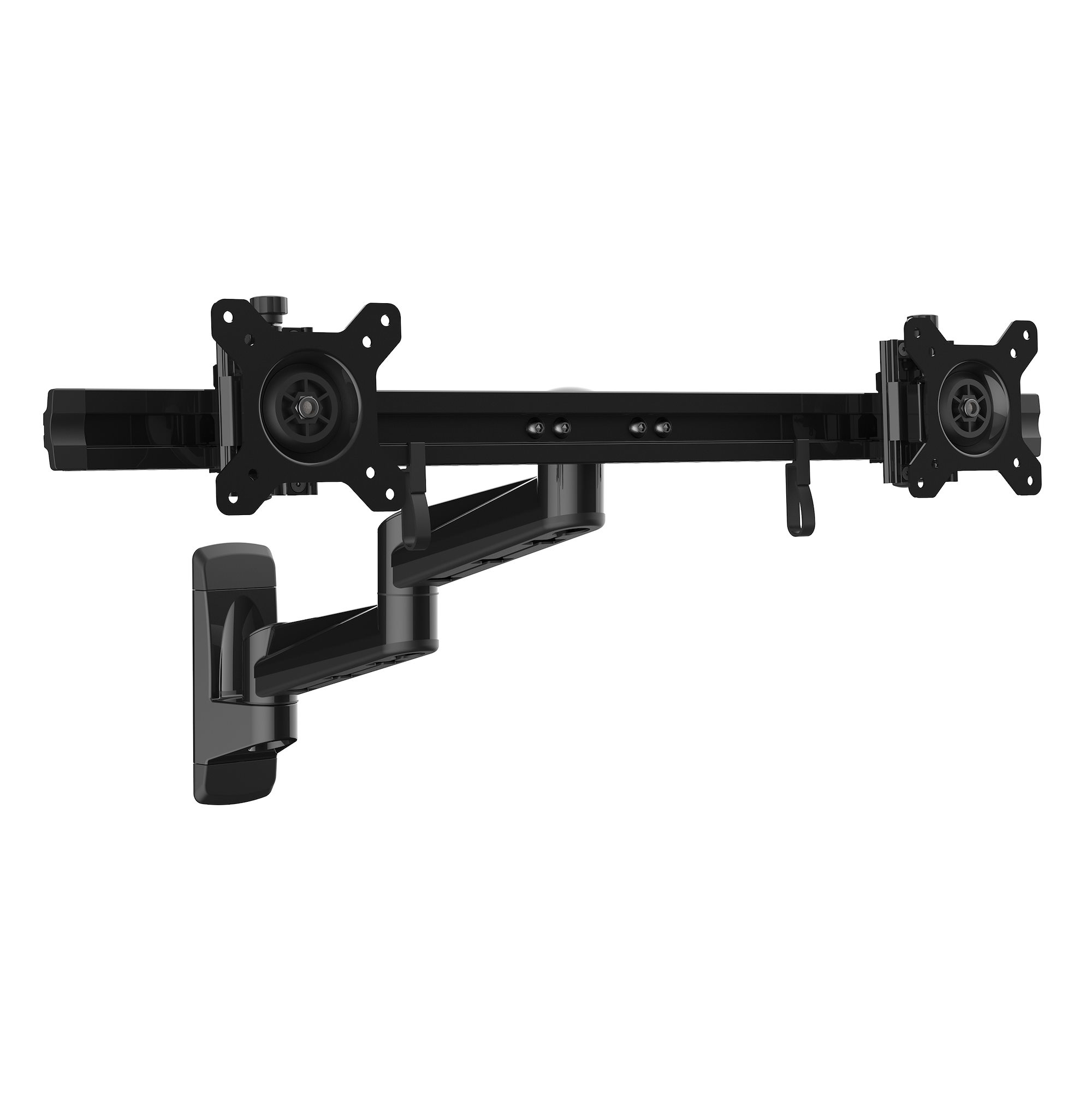 STARTECH.COM Wandmontage Dual Monitorarm - Drehbar - Zweifach Monitorhalter - Für zwei 38cm 15Zoll bis 60cm 24Zoll Monitore VESA