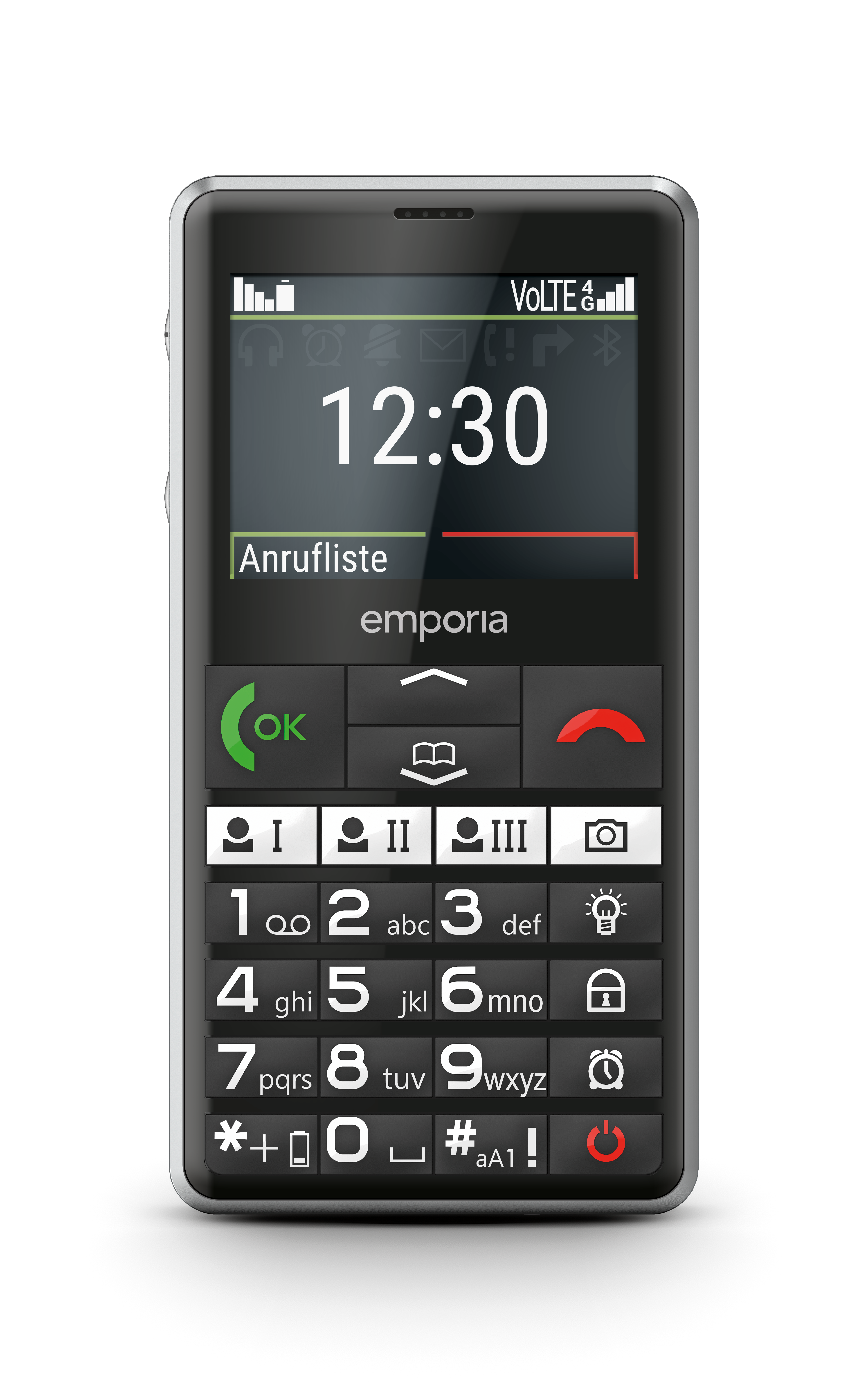 Emporia emporiaPURE (V76), LTE/4G, (V3) Großtastenhandy, black