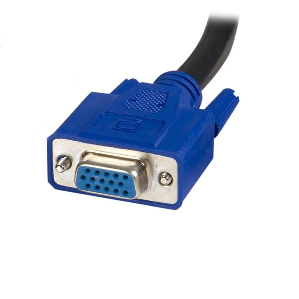 10 FT. USB + VGA 2-IN-1 KVM SWITCH CABLE