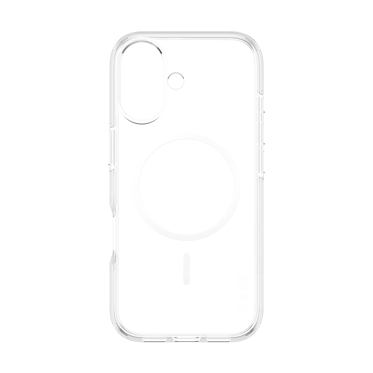 CARE BY FLAGSHIP CASE TRANSPARE W. WHITE MAGSAFE IPHONE 17