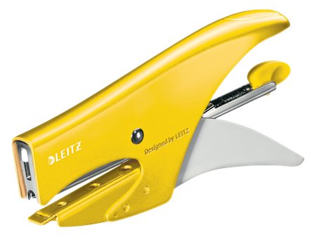 LEITZ Heftzange 5531 WOW gelb-metallic, 1 St.