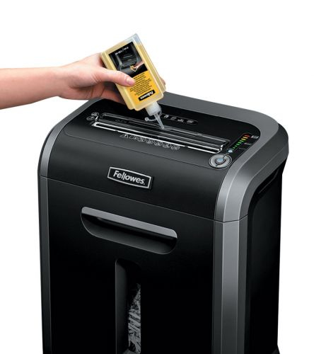 Fellowes Powershred 79Ci Aktenvernichter mit Partikelschnitt P-4, 4 x 38 mm, bis 16 Blatt, schwarz