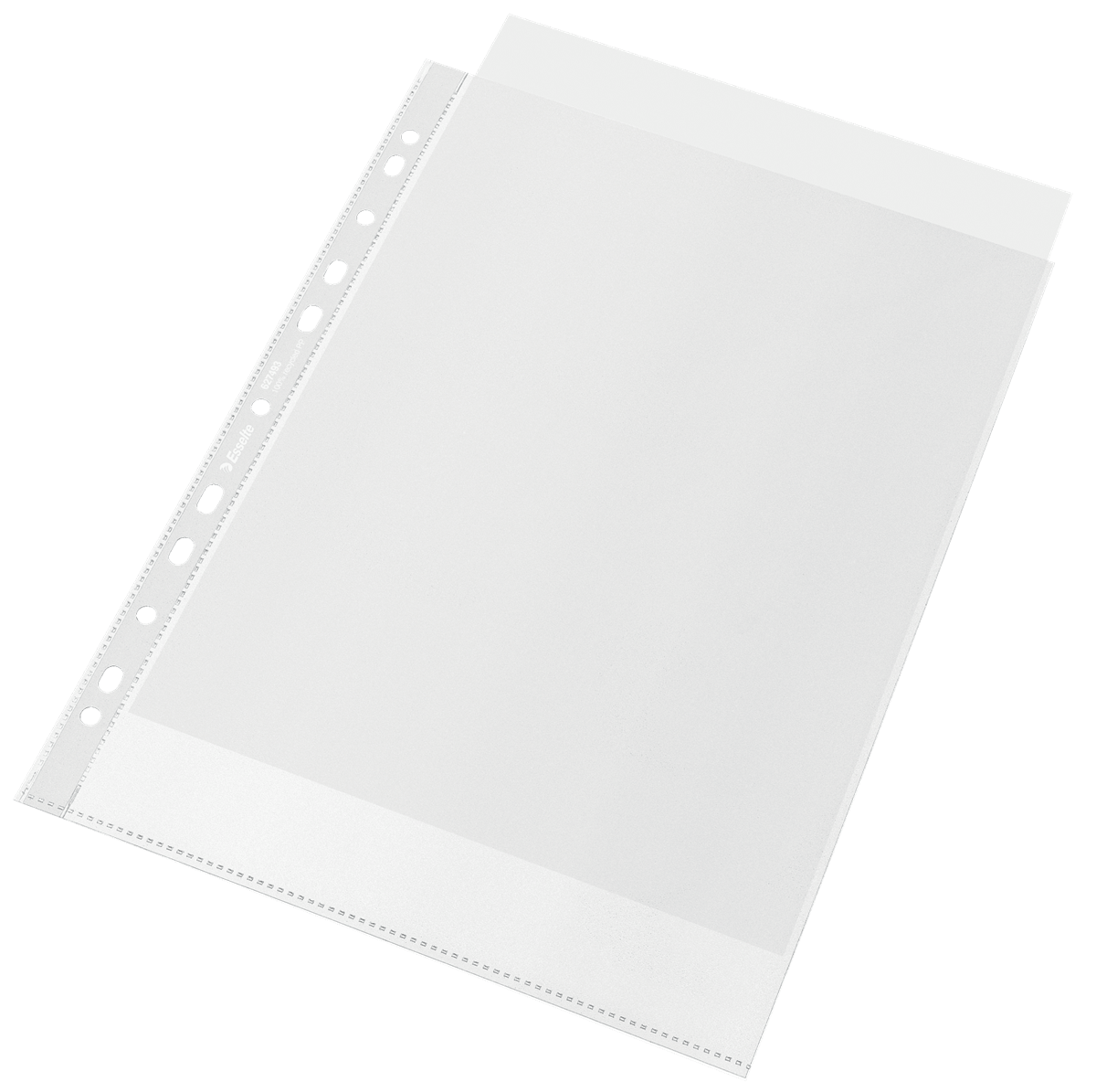 Esselte Prospekthüllen DIN A4 transparent genarbt 0,07 mm, 100 St.