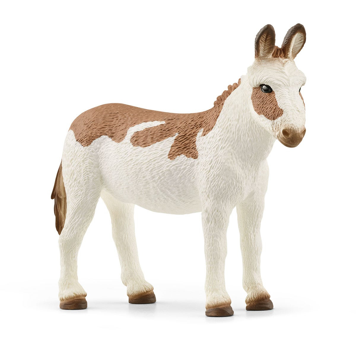 Farm World Amerikanischer Esel, gefleckt, Spielfigur
