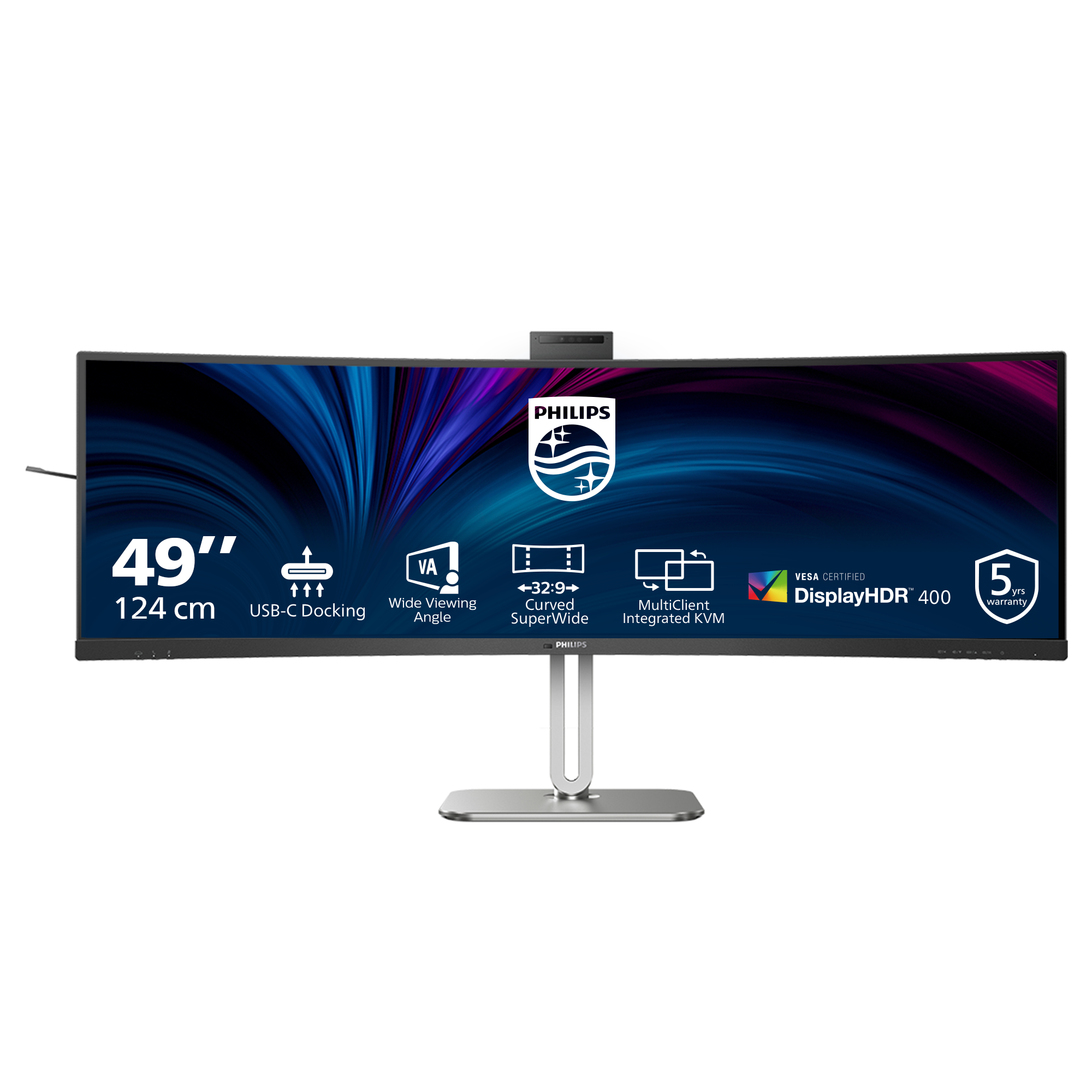 49IN 124 VA LCD 5120X1440 32:9 3000:1 HDMI 2.0 X 2 DISPLAYPORT