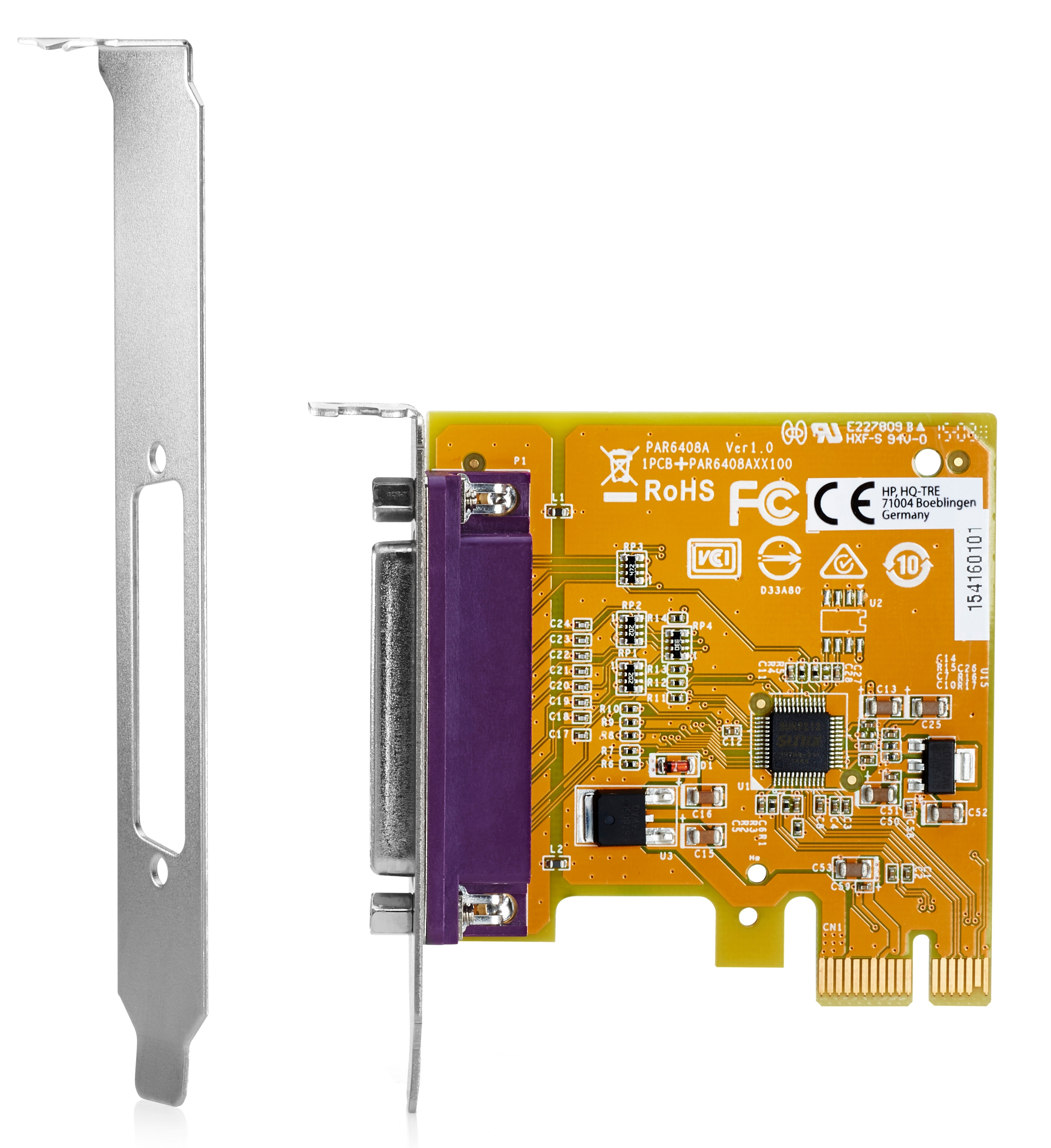 HP PARALLEL PORT CARD PCIE X1