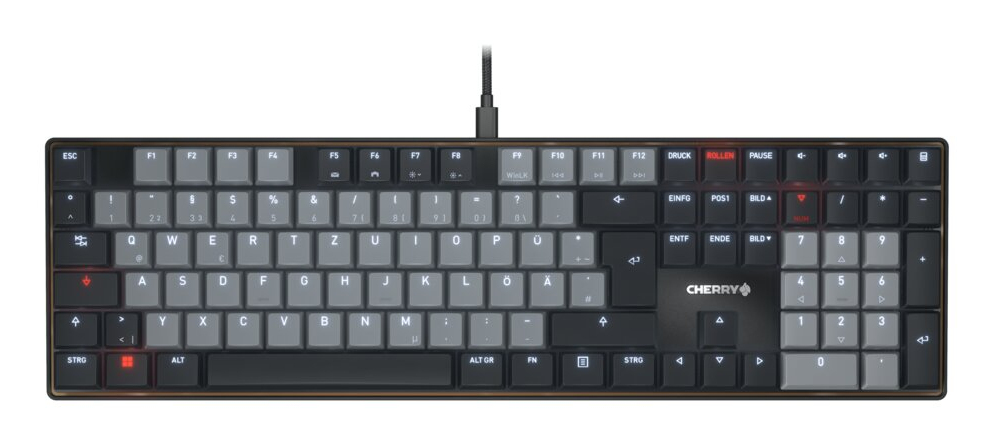 CHERRY KC 500 MX LP KEYBOARD CORDED MECHANICAL MXLP 2.0 IVORY