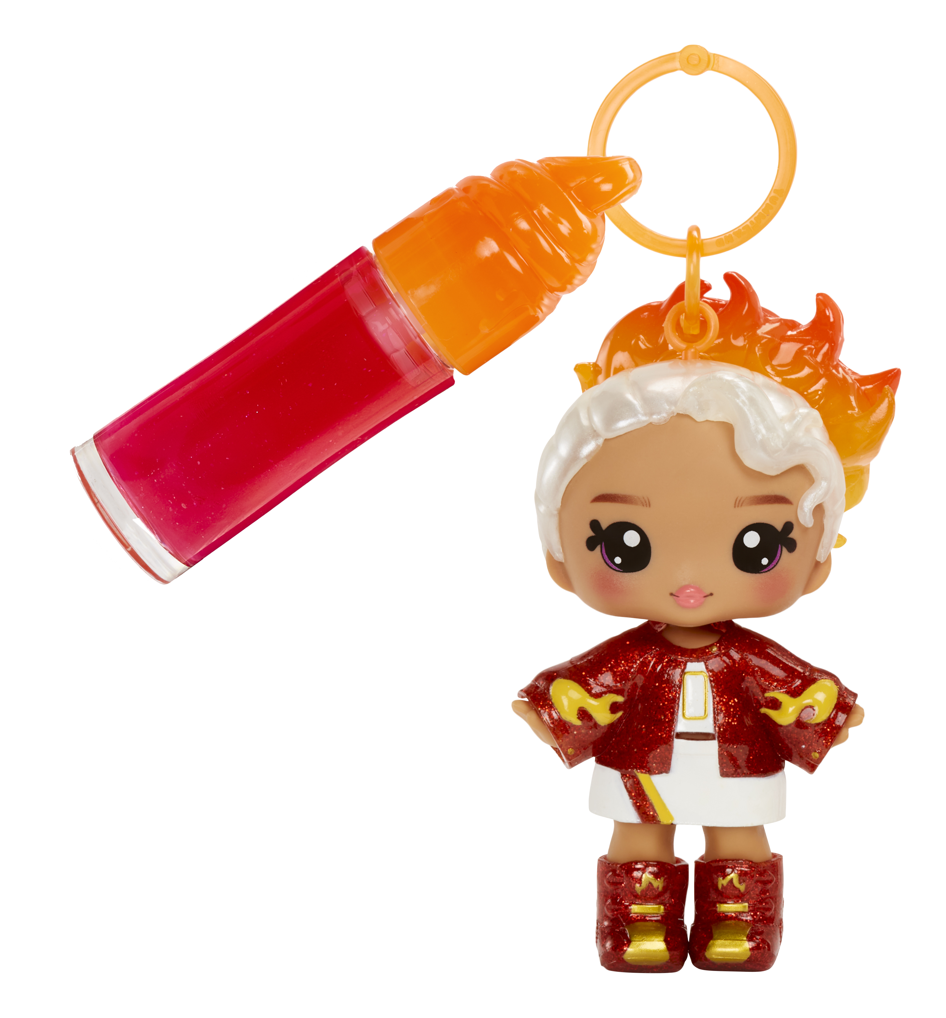 Yummiland Lip Gloss Doll Serie 2 - Amber Cinnamon, Puppe