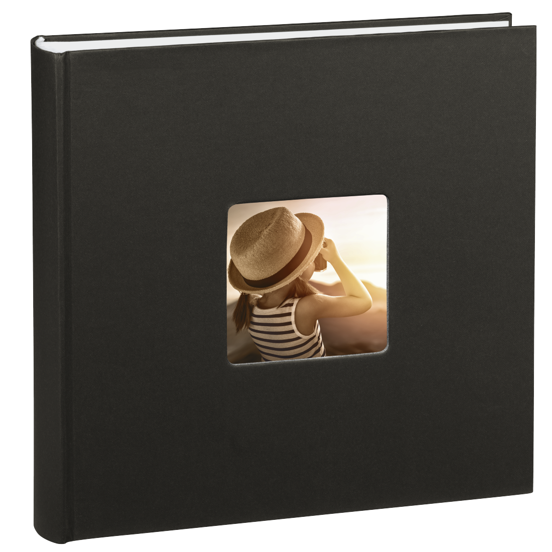 hama Fotoalbum Fine Art Jumbo neutral 30,0 x 30,0 cm, 100 weiße Seiten