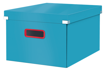 LEITZ Click & Store Cosy Aufbewahrungsbox 18,5 l blau 28,1 x 37,0 x 20,0 cm, 1 St.
