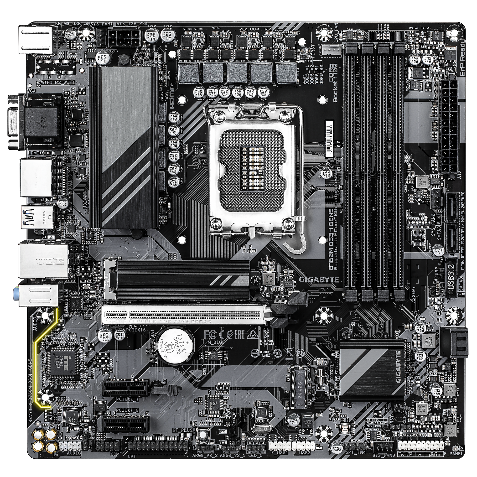B760M DS3H GEN5, Mainboard