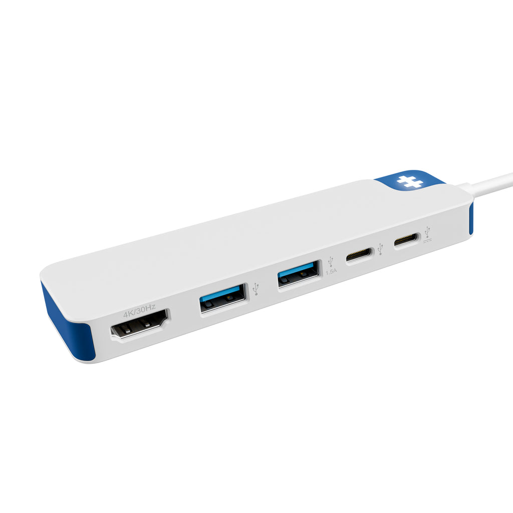 HYPERDRIVE FLEX 5 PORT USB-C HUB (BLUE)
