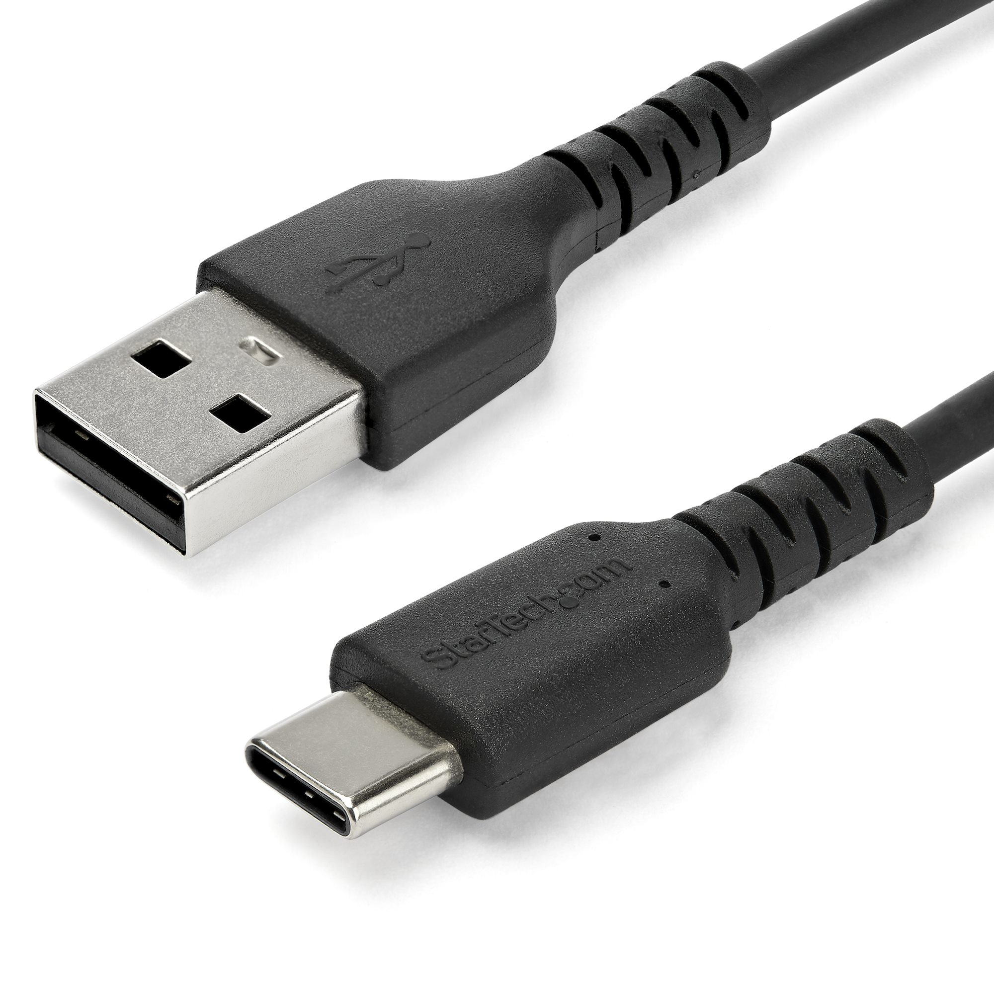 2 M USB 2.0 TO USB C CABLE CABLE BLACK ARAMID FIBER