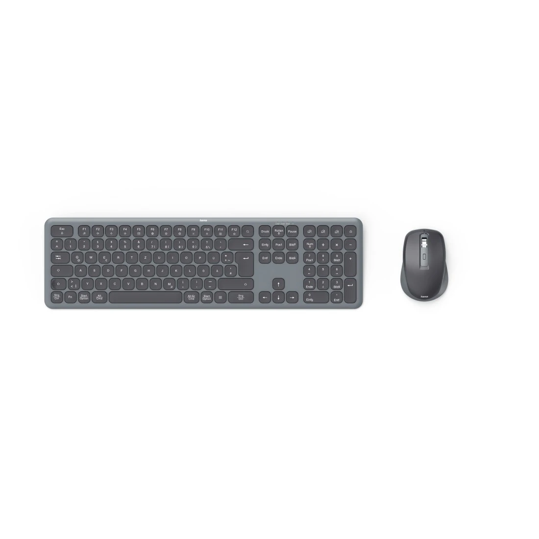 hama WK-550 Tastatur-Maus-Set kabellos schwarz