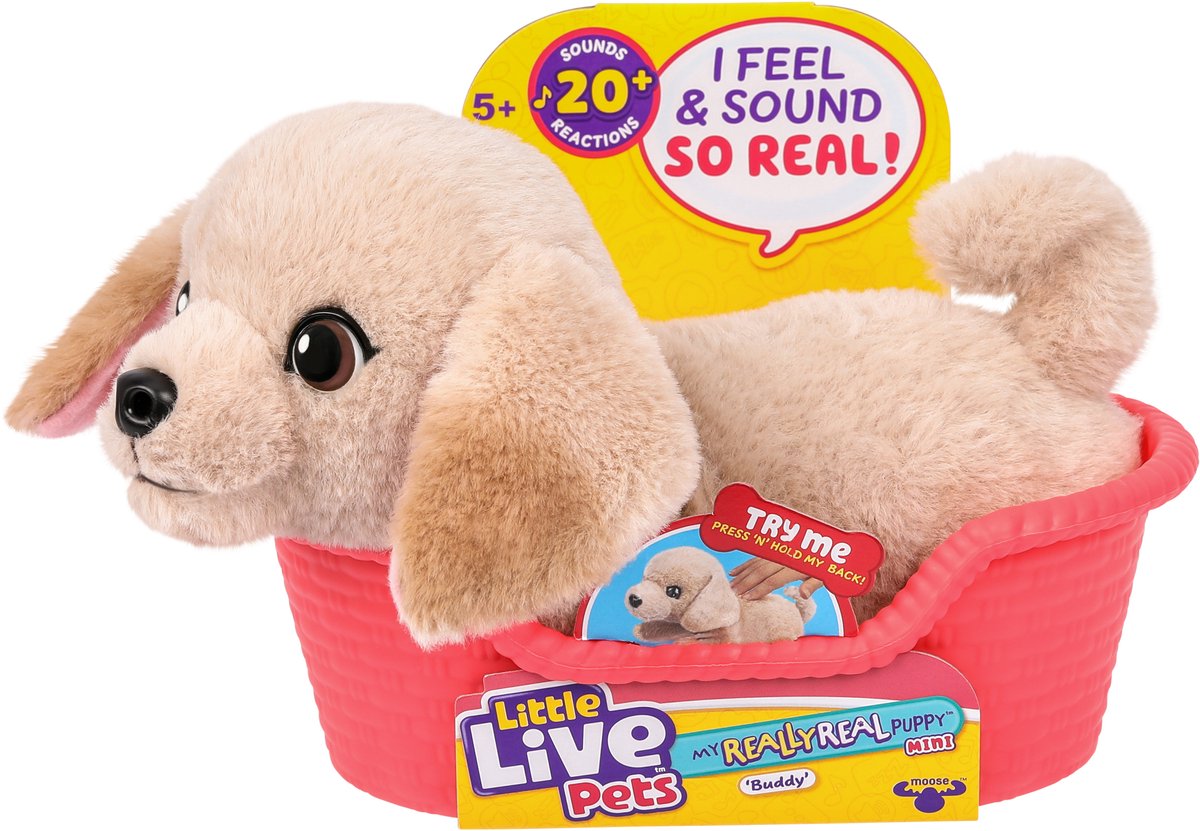 Little Live Pets My Really Real S2 Puppy Mini - Buddy, Kuscheltier