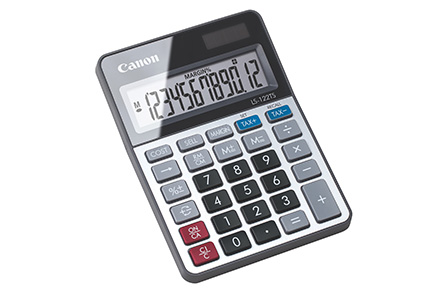 Canon LS-122TS Tischrechner silber/schwarz