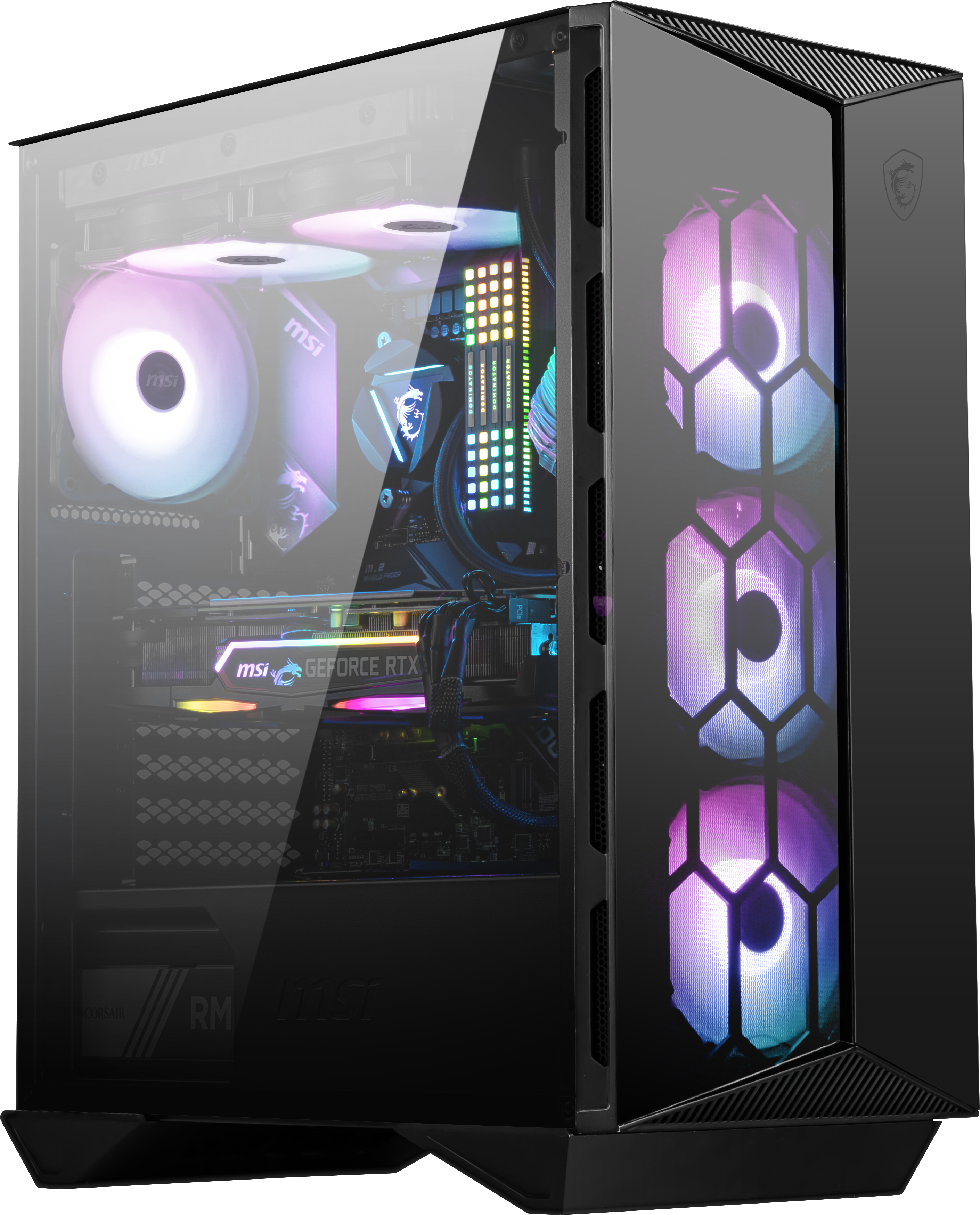 MIDI MSI MPG GUNGNIR 110R | black. window. RGB
