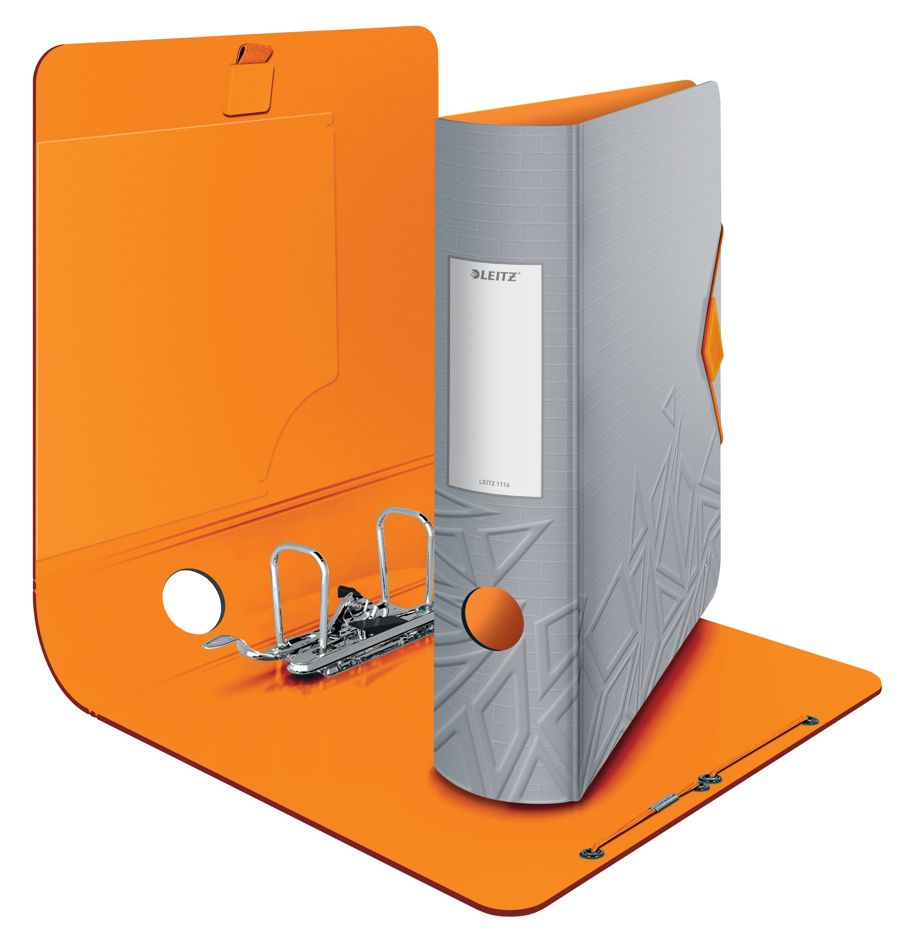 LEITZ Active Urban Chic Ordner grau Kunststoff 8,2 cm DIN A4, 1 St.