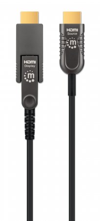 MANHATTAN HDMI LWL Stecker-Stecker/MicroHDMI St 4K@60Hz 20m
