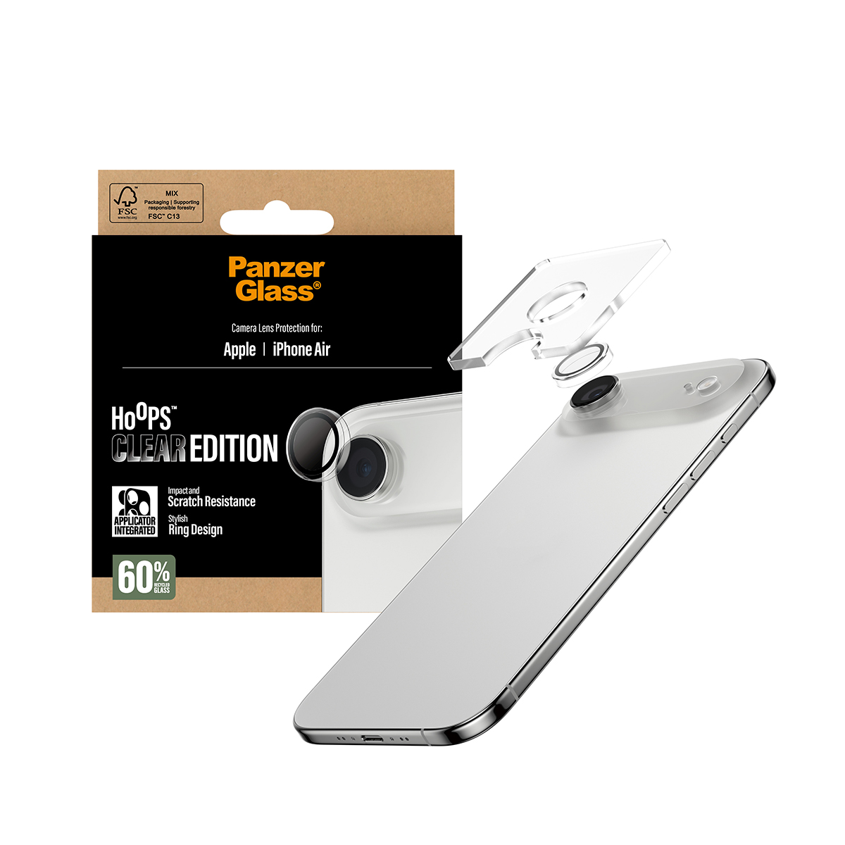 TRANSPARENT CAMERA LENS PROTECTOR IPHONE 17 AIR