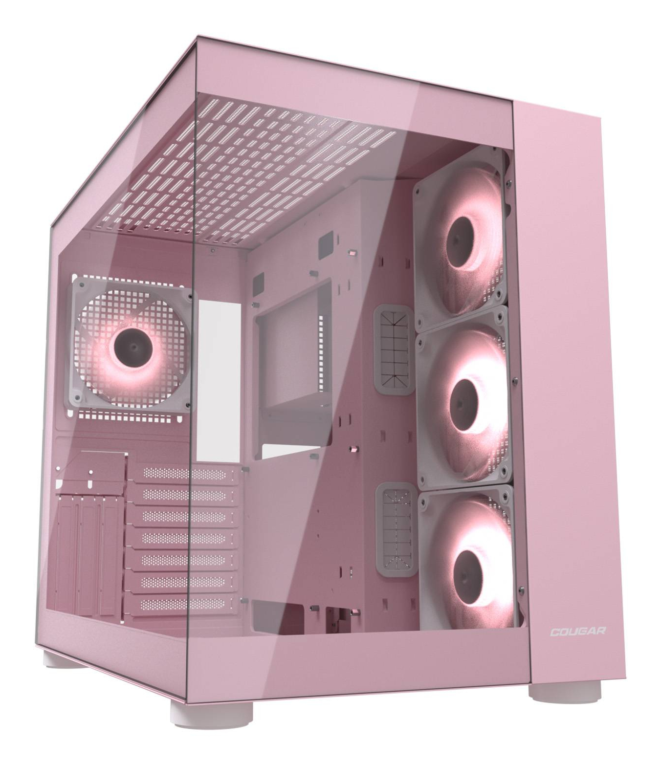 COUGAR Gehäuse Midi-Tower FV150 ARGB, Pink