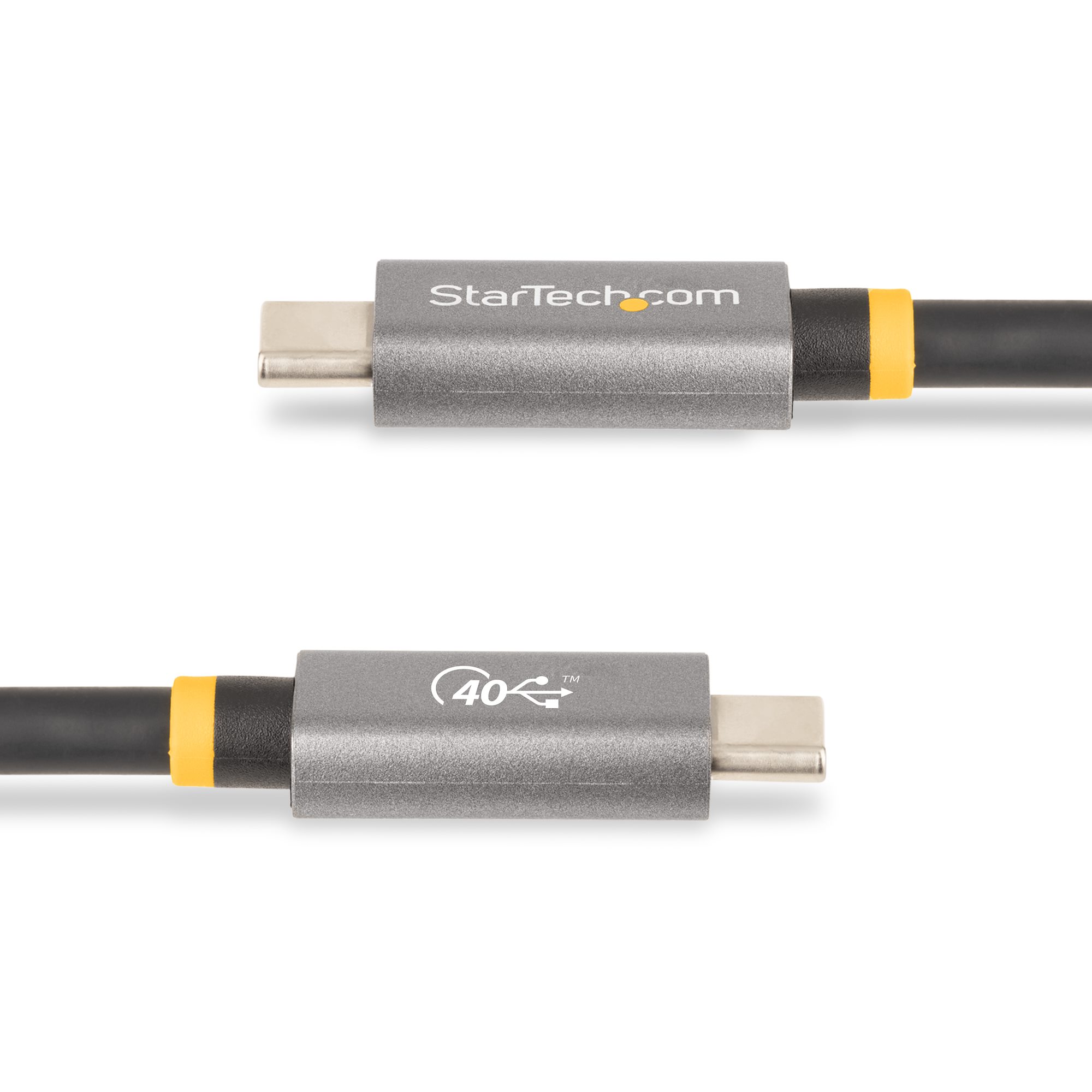 STARTECH.COM 1m USB4 Kabel USB-IF zertifiziert USB C Kabel 40Gbit/s USB-C Daten-/Monitorkabel 100W PD 8K 60Hz Thunderbolt 4/3/USB-C