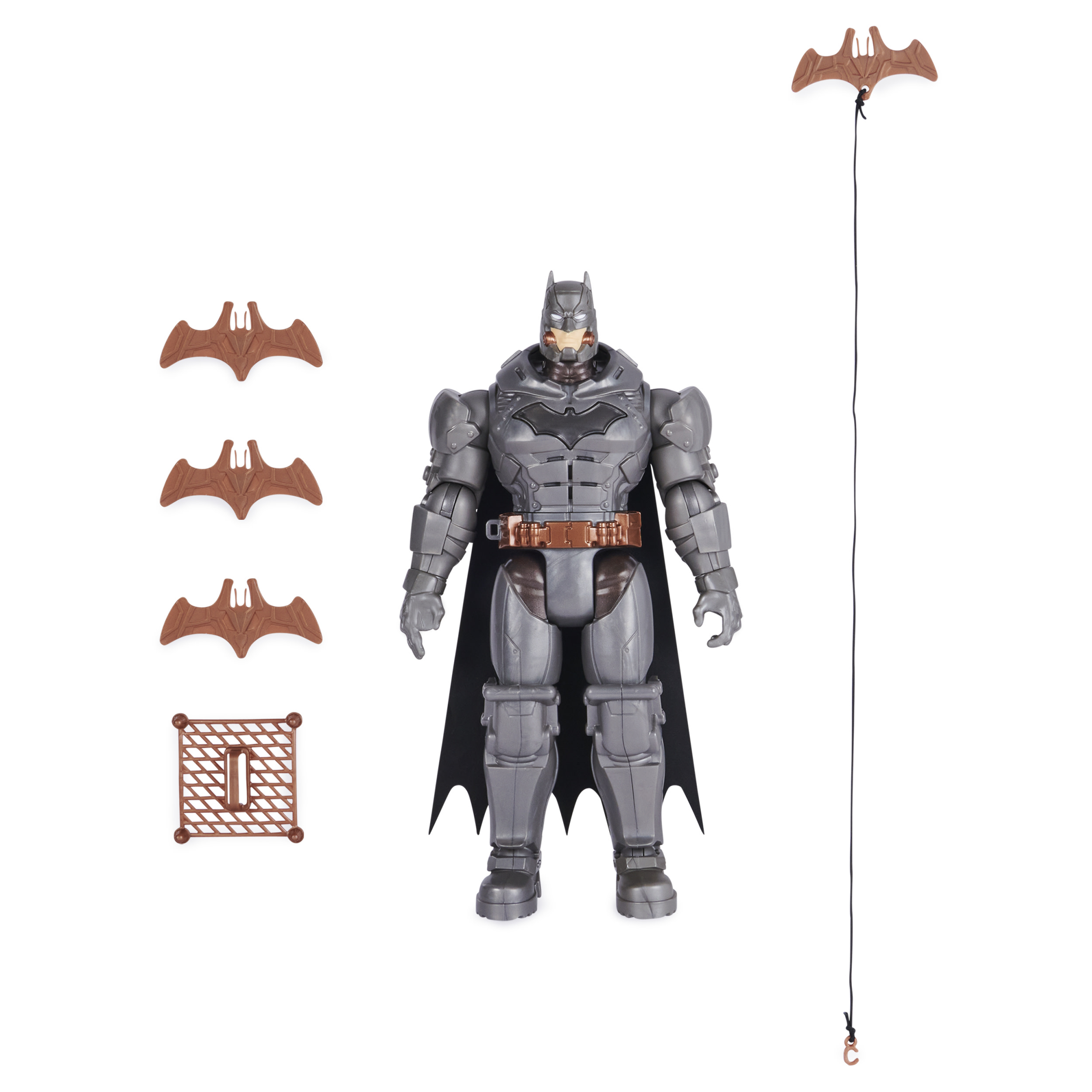 Batman 30 cm Deluxe-Actionfigur mit Schlag- und Wurffunktion, Spielfigur