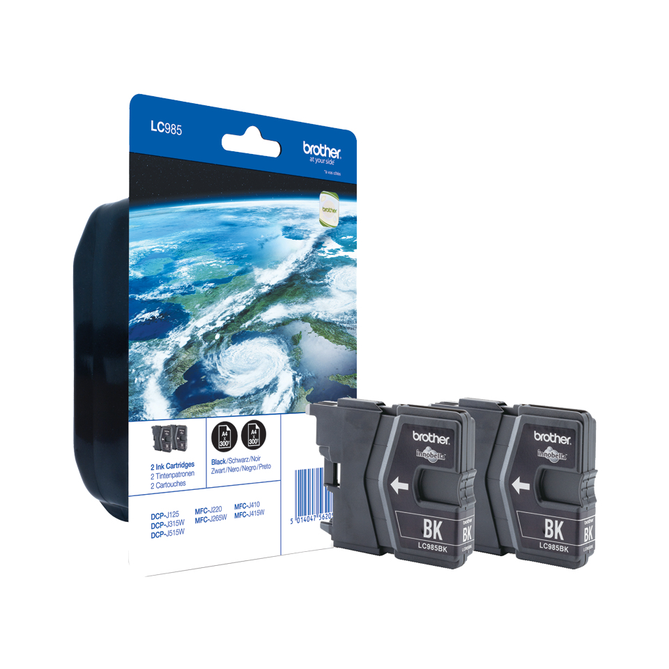 brother LC-985BK schwarz Druckerpatronen, 2er-Set