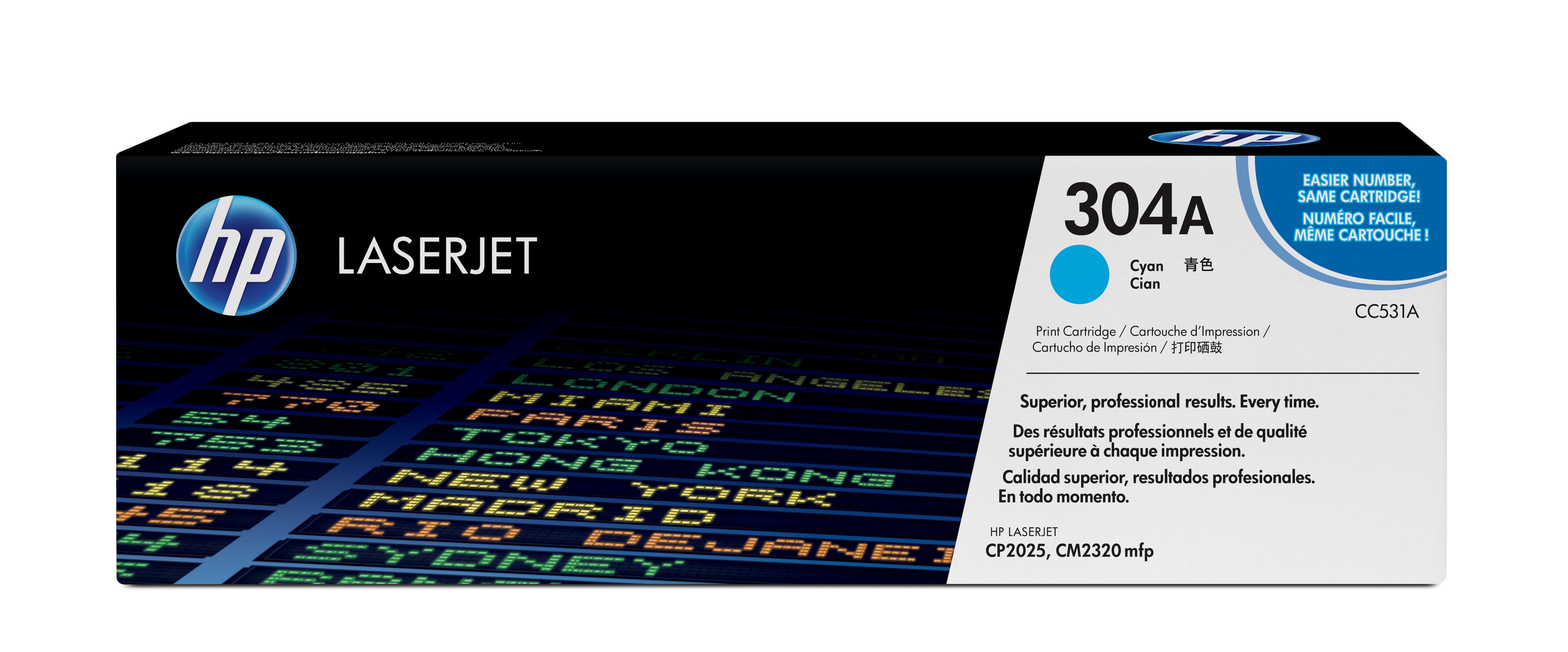 HP 304A (CC531A) cyan Tonerkartusche
