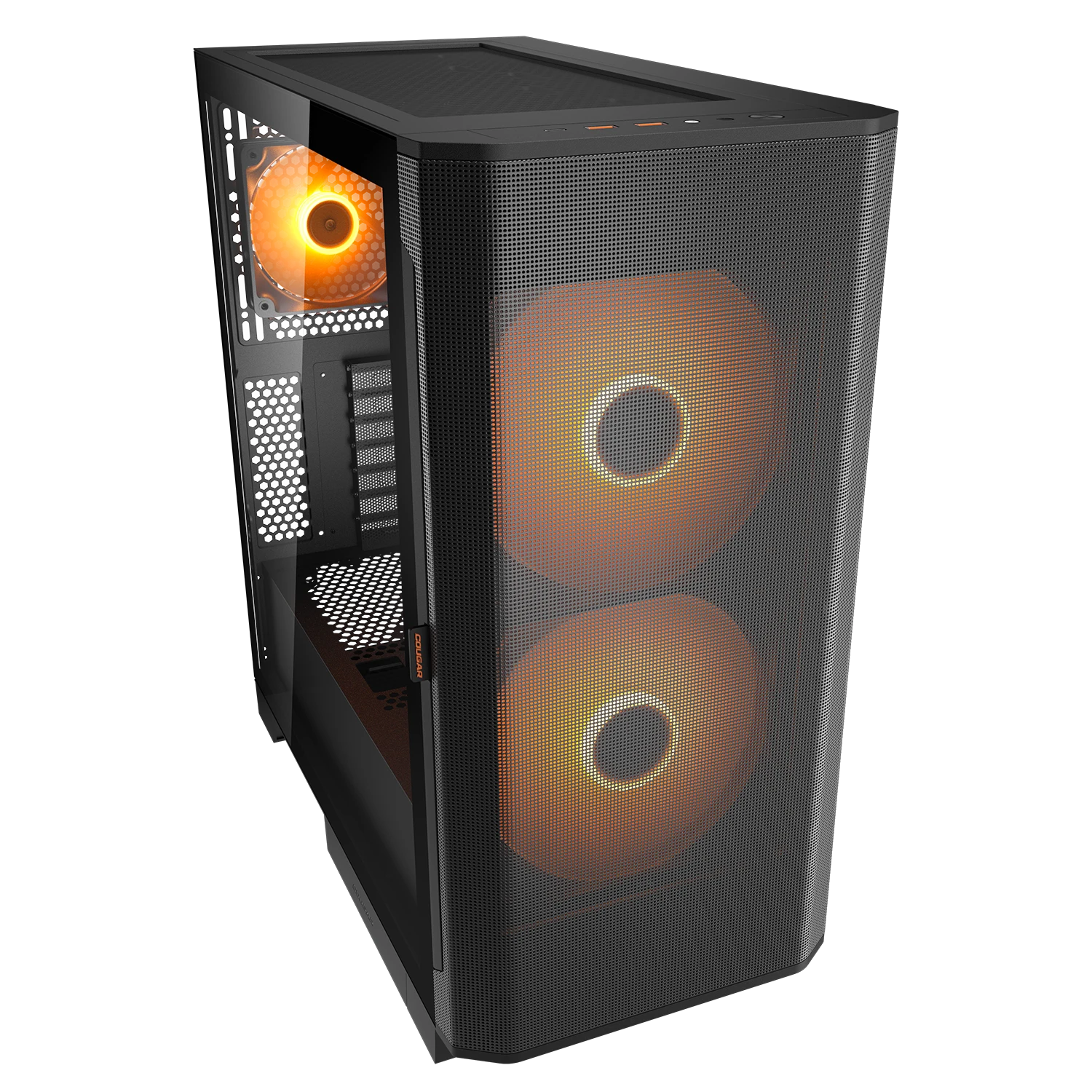 COUGAR Gehäuse Midi-Tower Airface FLO, ARGB, Schwarz