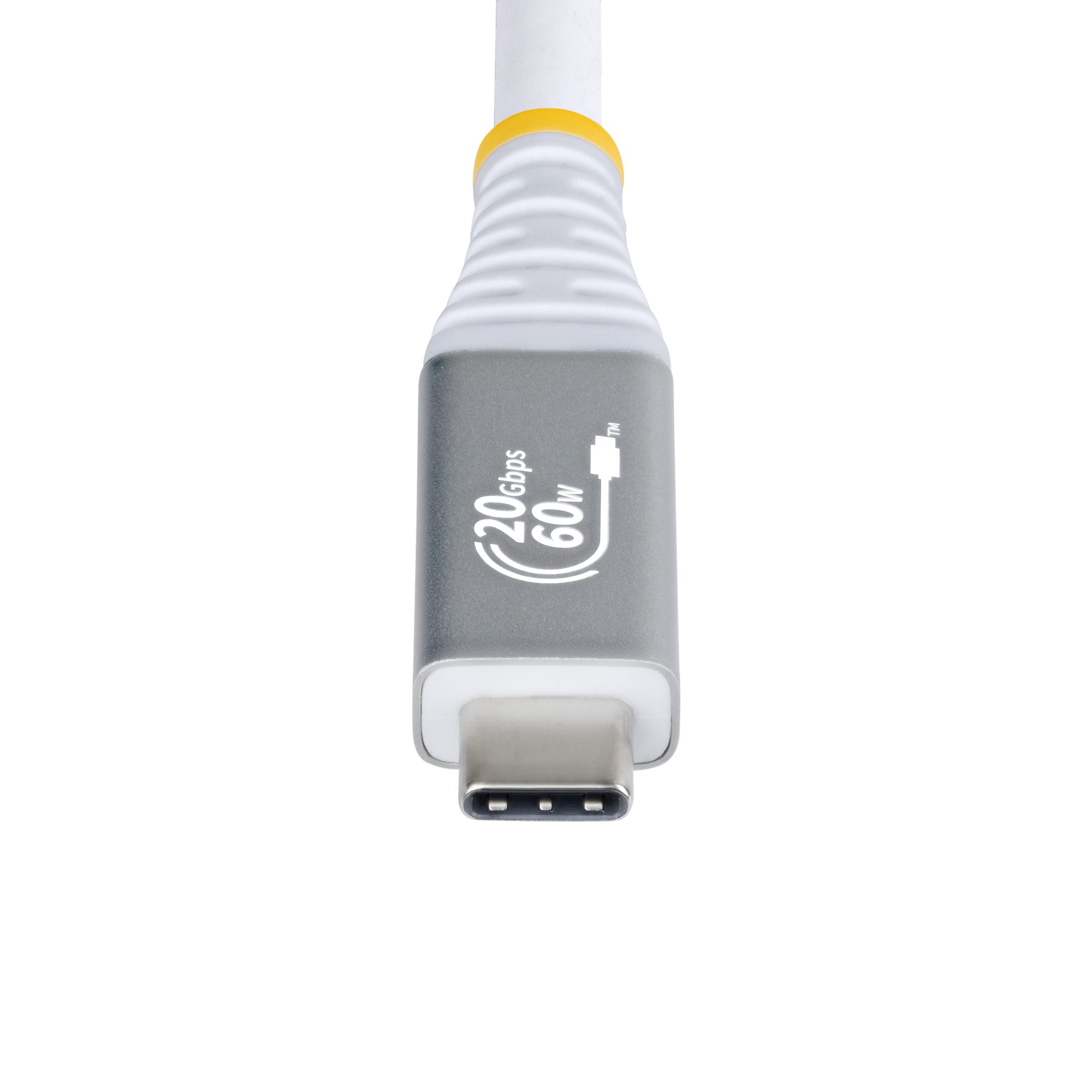 STARTECH.COM 3m USB4 Kabel 20Gbps USB-IF-zertifiziertes USB-C Kabel 60W 4K 120Hz DP2.1monitorkabel TPE-Mantel Weiss