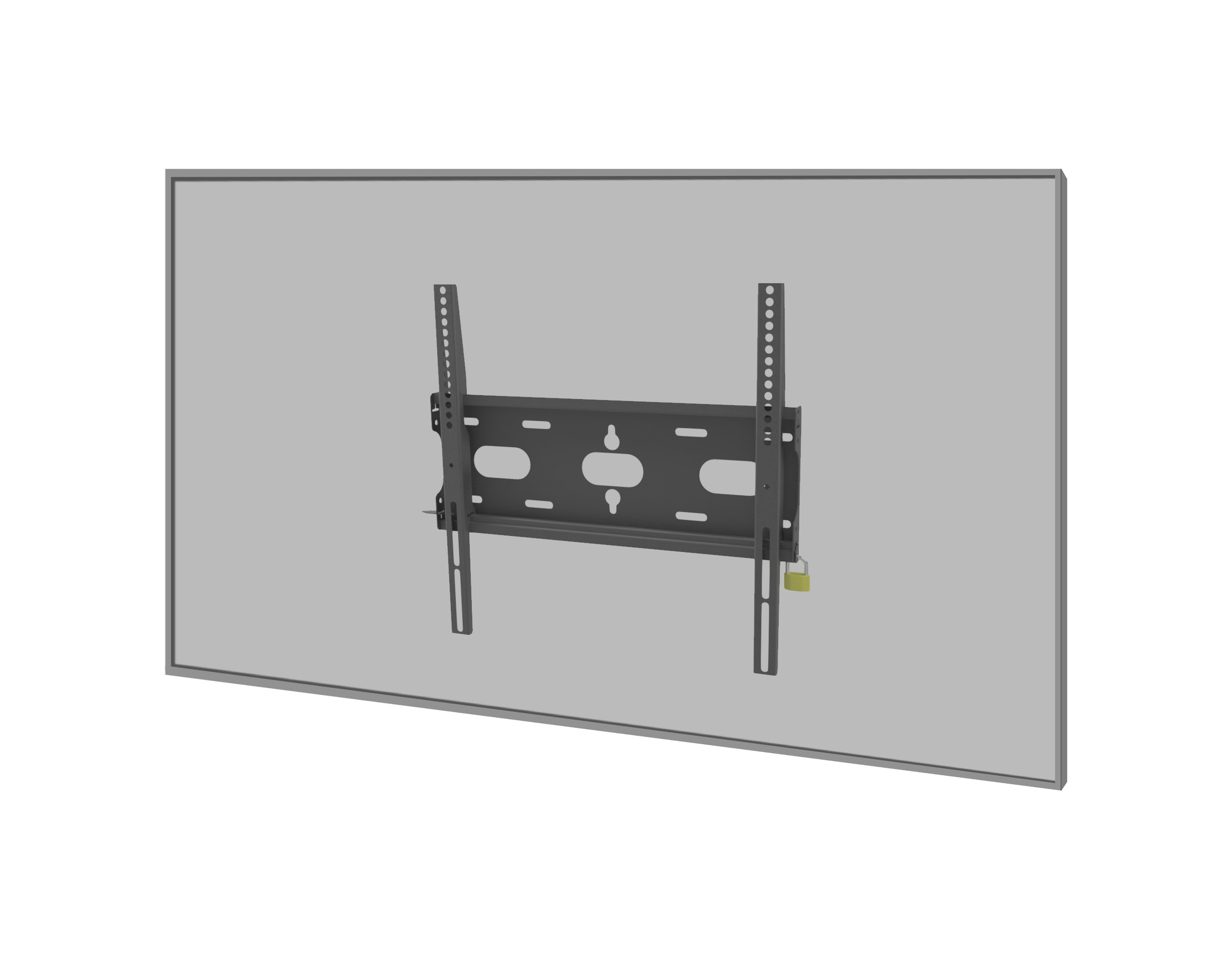 UNIVERSAL WALL MOUNT VESA 400X400 LOCABLE DESIGNED FOR TOU