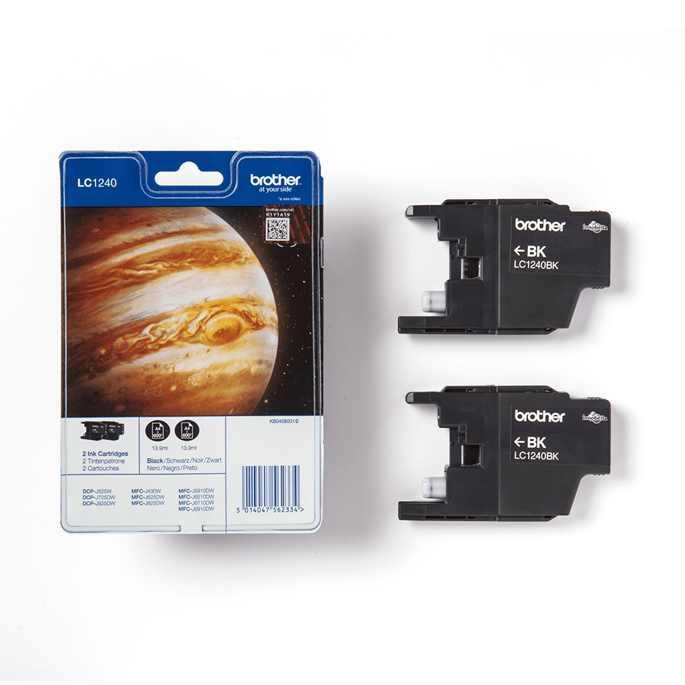 brother LC-1240BK schwarz Druckerpatronen, 2er-Set