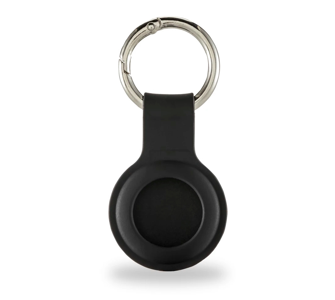 hama Schlüsselanhänger Apple AirTag Halterung Fantastic Feel schwarz
