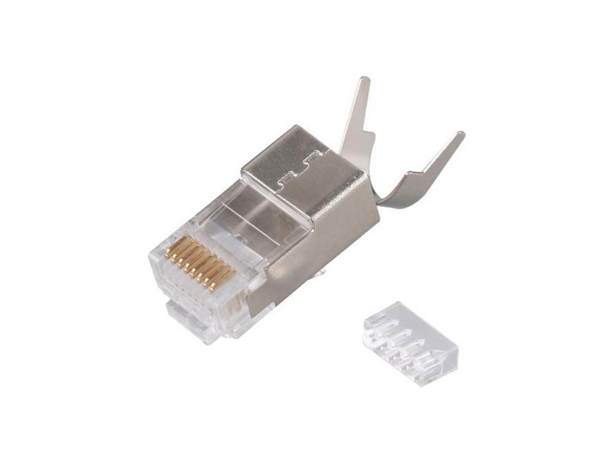 Equip Stecker Cat8.1 geschirmt RJ45 50Stk silber