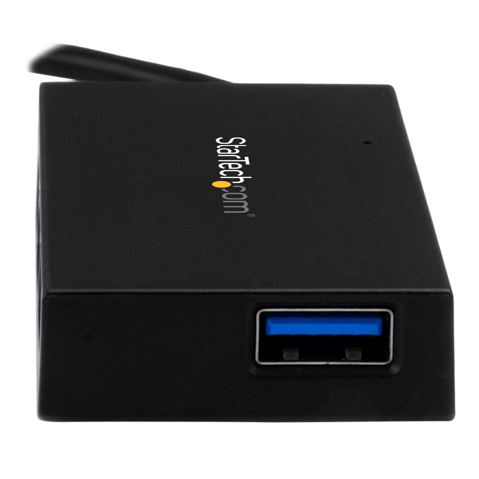 StarTech.com USB-C Hub 4 Port 5Gbit/s schwarz