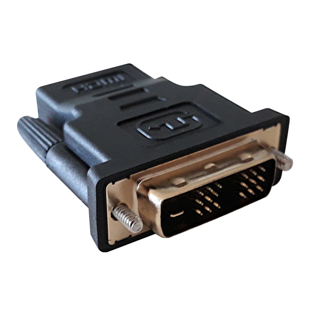Techly HDMI Stecker auf DVI-D 18+1 single link Stecker