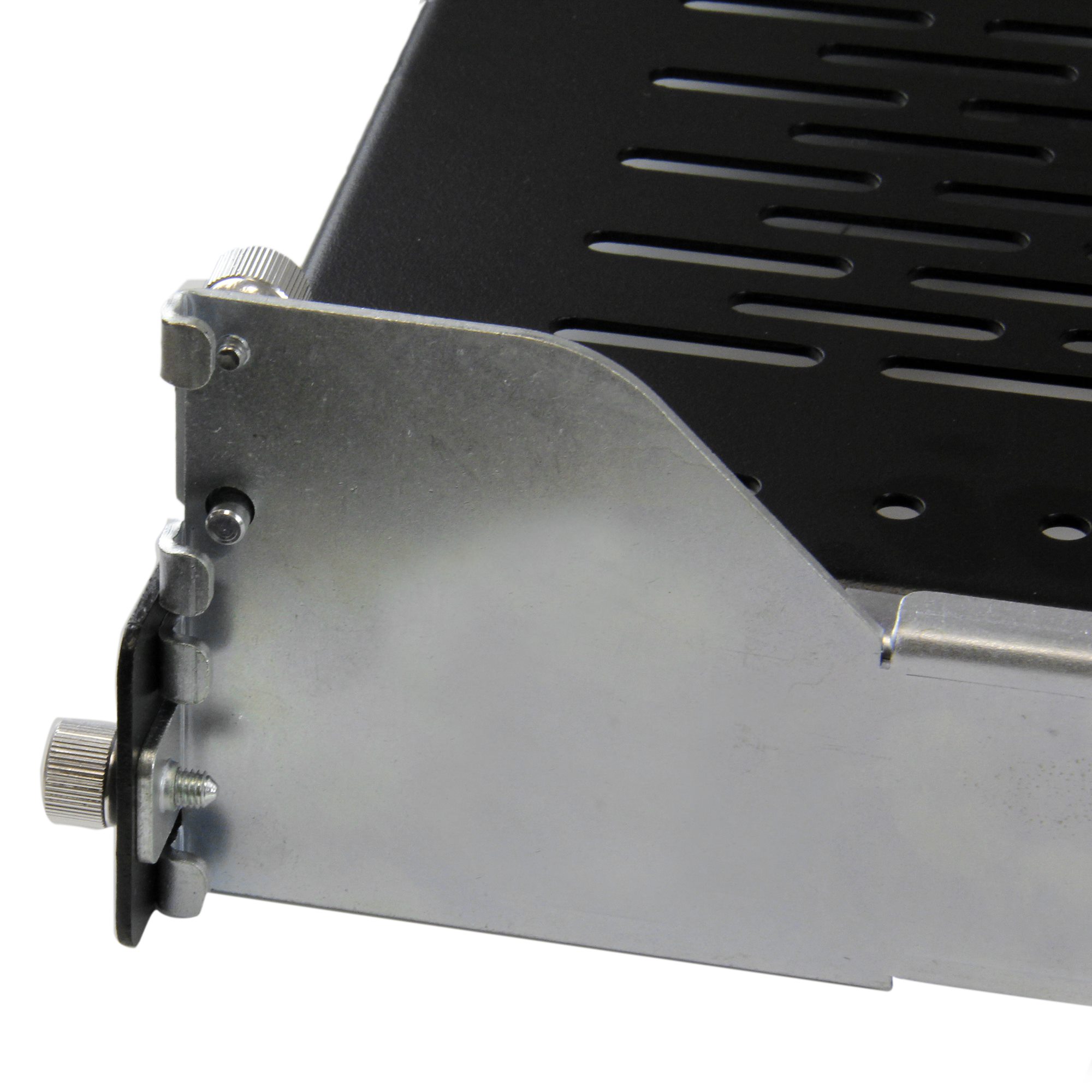 STARTECH.COM 2HE ausziehbarer belüfteter Fachboden für 19in Serverschrank mit Kabelführung / verstellbarer Montagetiefe bis 22,7 kg