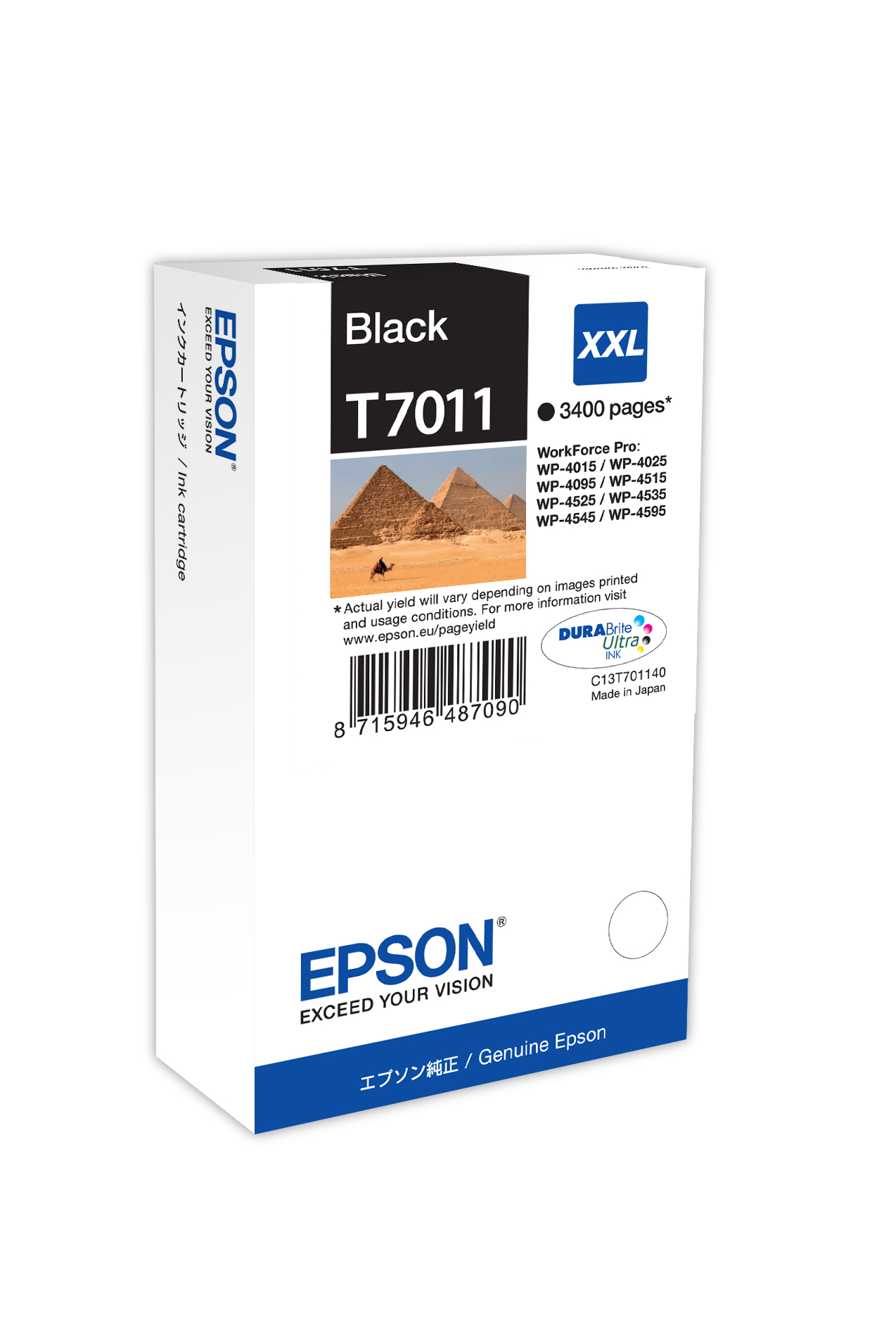 EPSON T7011 (Pyramiden) schwarz Druckerpatrone