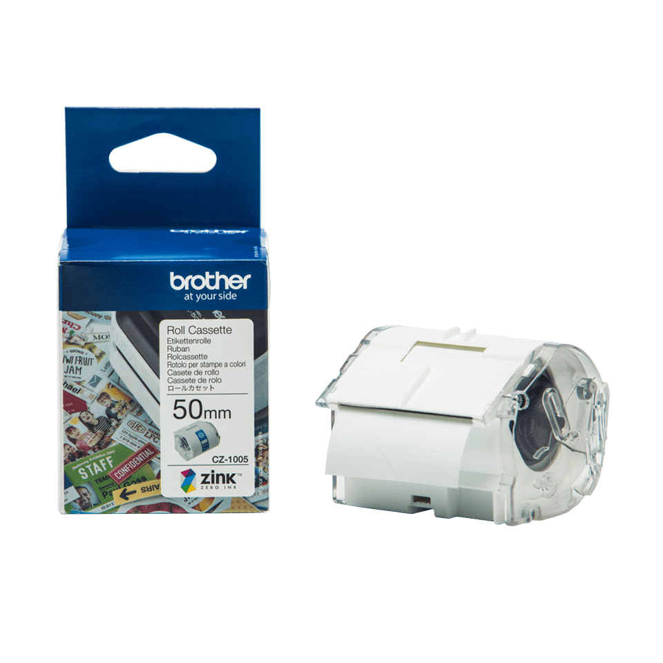 FABRIC LABELS ROLLS LENGTH 5M WIDTH 50MM F. VC-500W