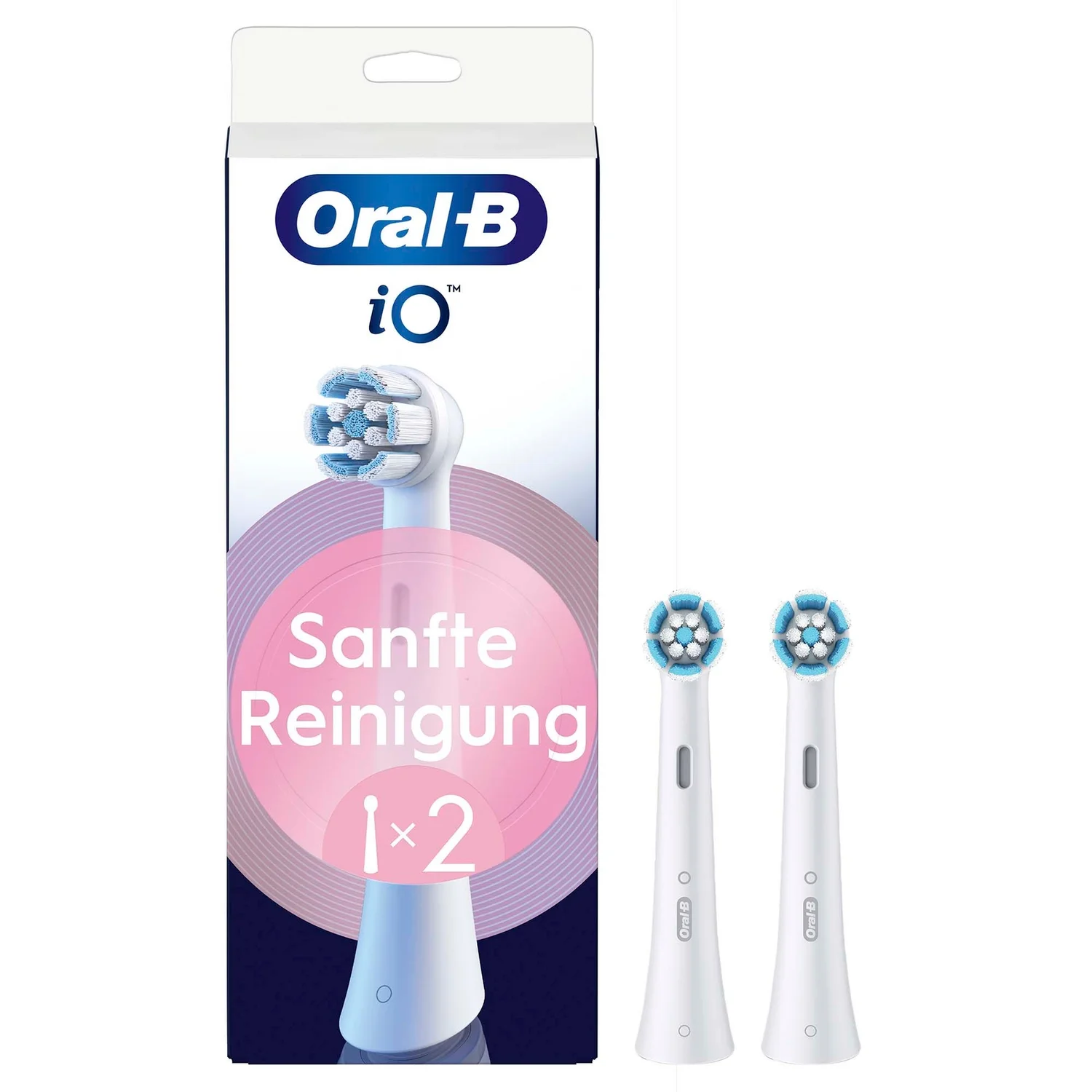 Oral-B iO Sanfte Reinigung Zahnbürstenaufsätze, 2 St.