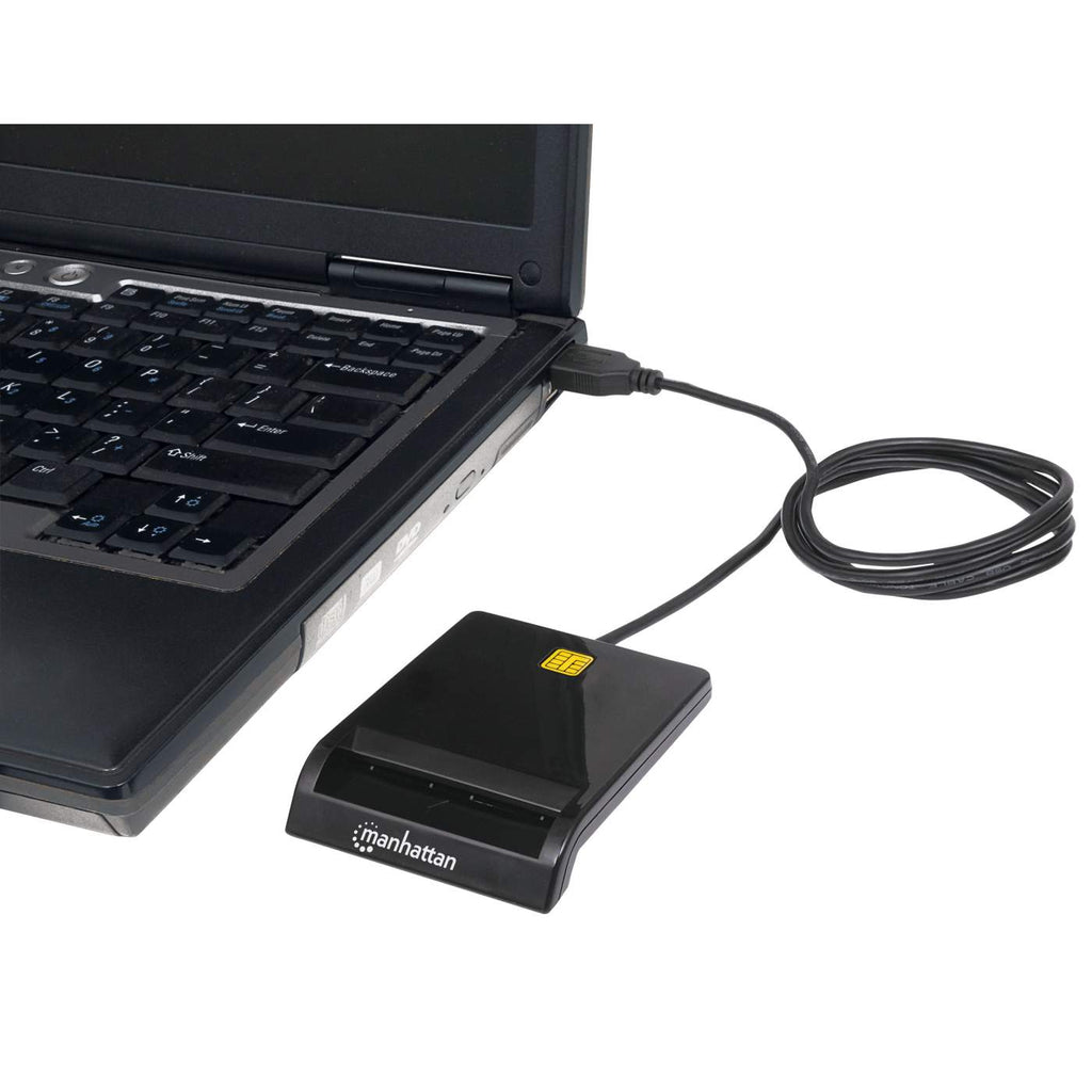 MANHATTAN Smartcard-Lesegerät Chipkartenleser USB extern