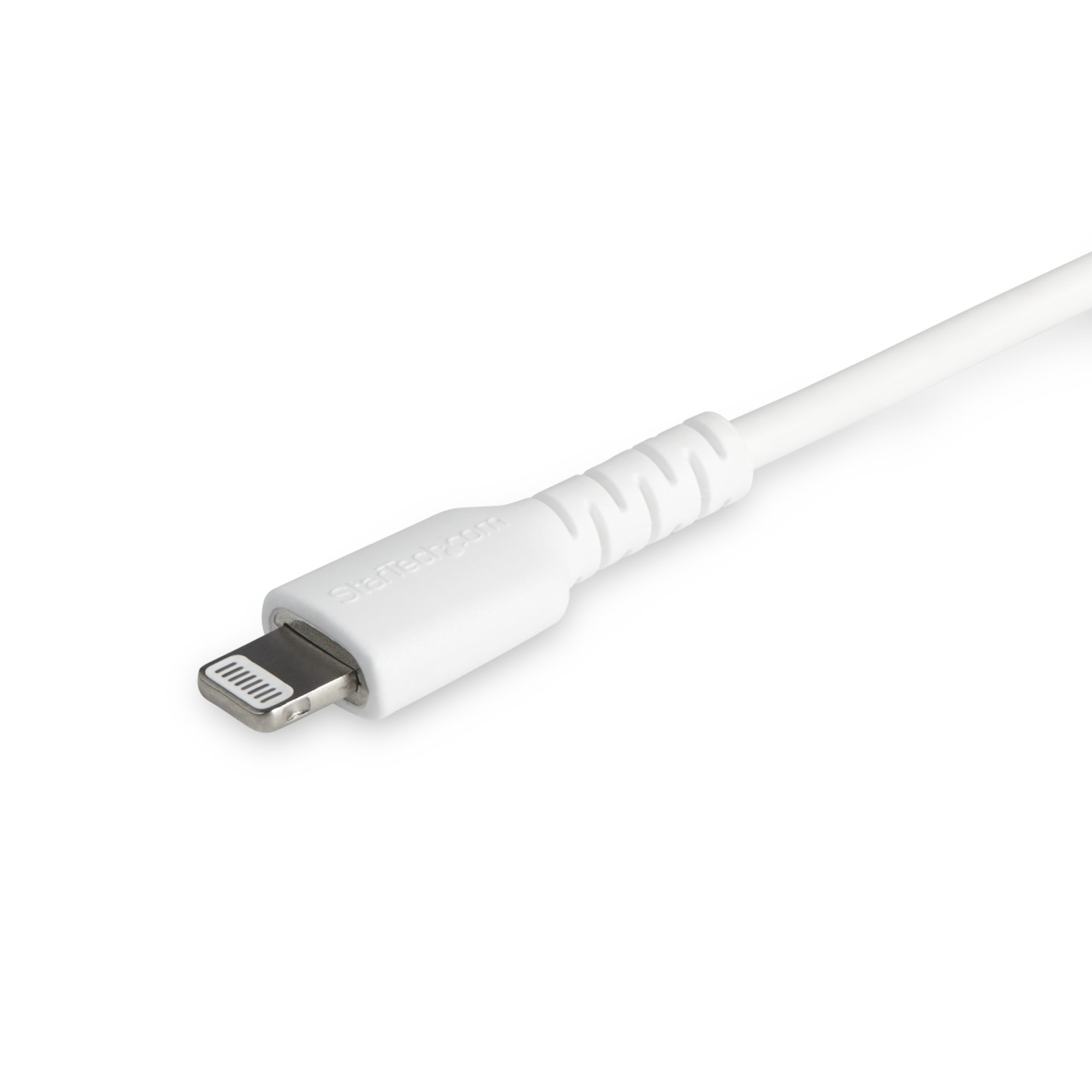 STARTECH.COM USB-C auf Lightning-Kabel 2m Apple Mfi zertifiziert iPhone Ladekabel Aramidfaser weiss RUSBCLTMM2MW