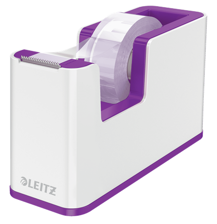 LEITZ Tischabroller WOW Duo Colour perlweiß/violett