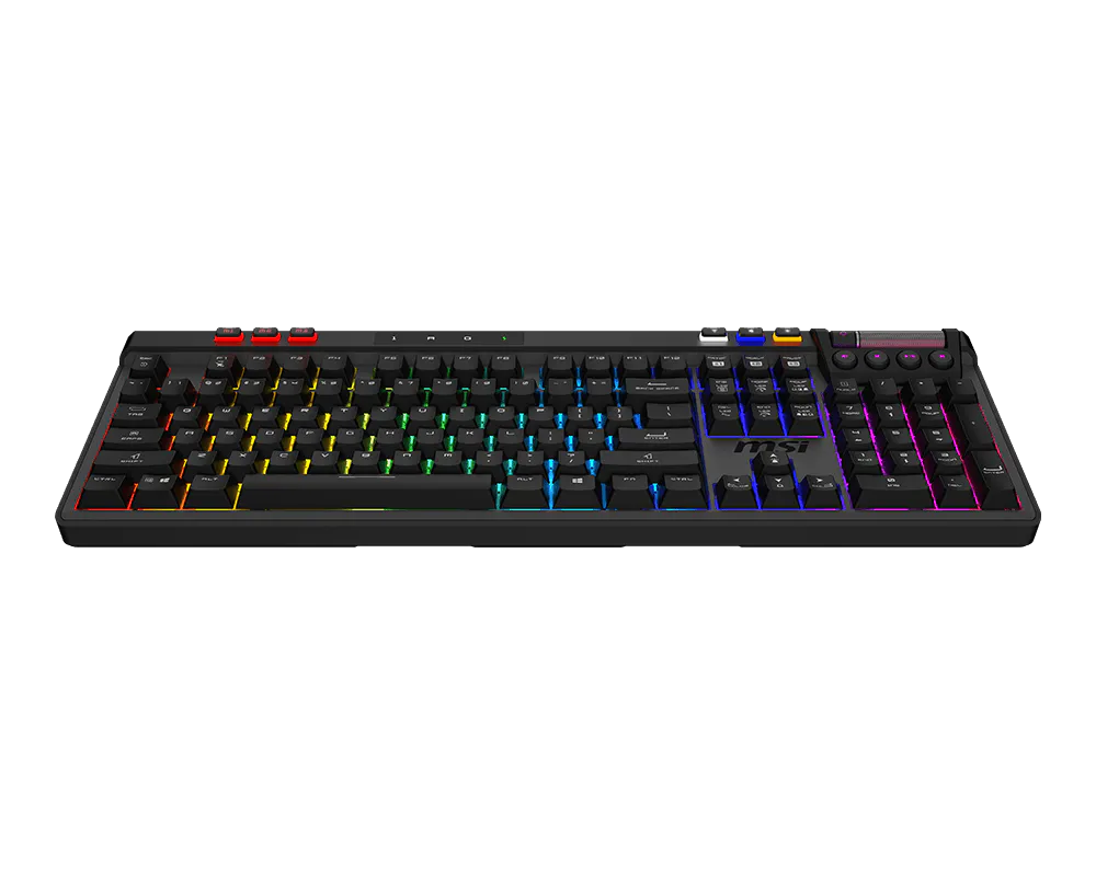 MSI STRIKE Pro Silent W Gaming DE Keyboard, wireless