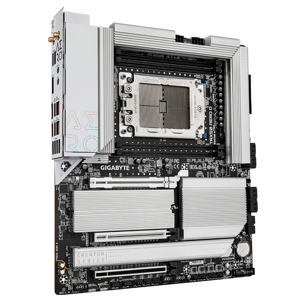 GIGABYTE TRX50 AERO D TR5 4xDDR5 8xSATA 4xM.2