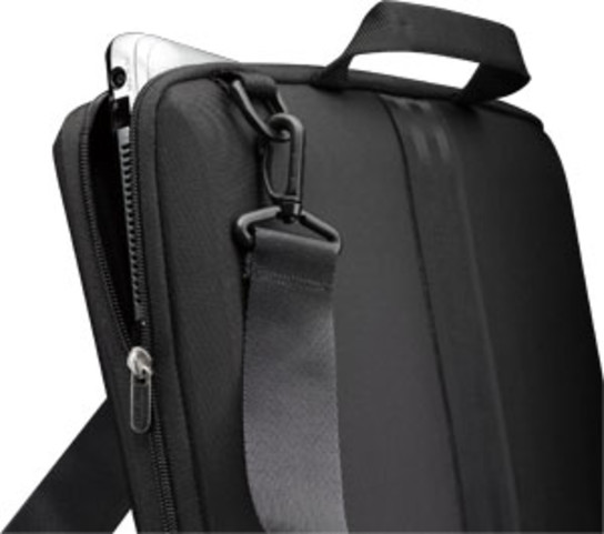 case LOGIC® Laptoptasche Attaché Kunststoff schwarz 3201244 bis 40,6 cm (16 Zoll)