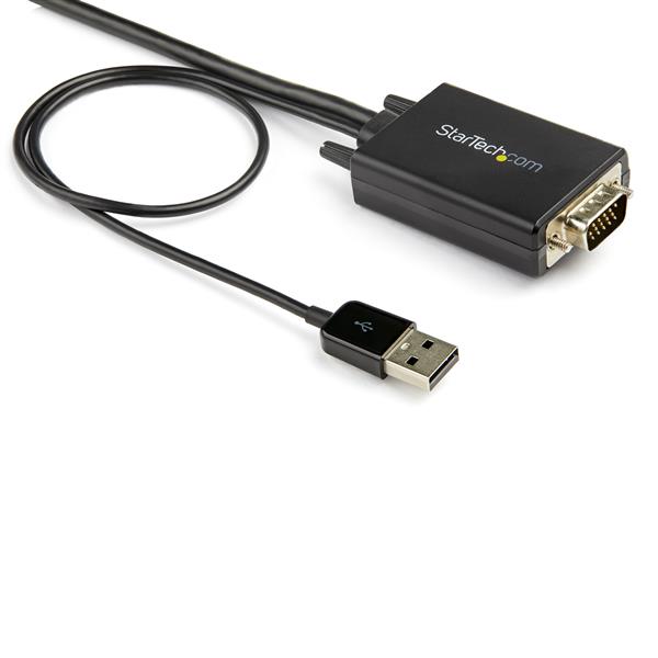 VGA TO HDMI CABLE - USB AUDIO - USB AUDIO - 1080P RESOLUTION